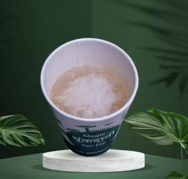 Magic Disposable Spit Cup (Pack of 10) – Solidifies Liquid for Home, Office, Car & Patients
