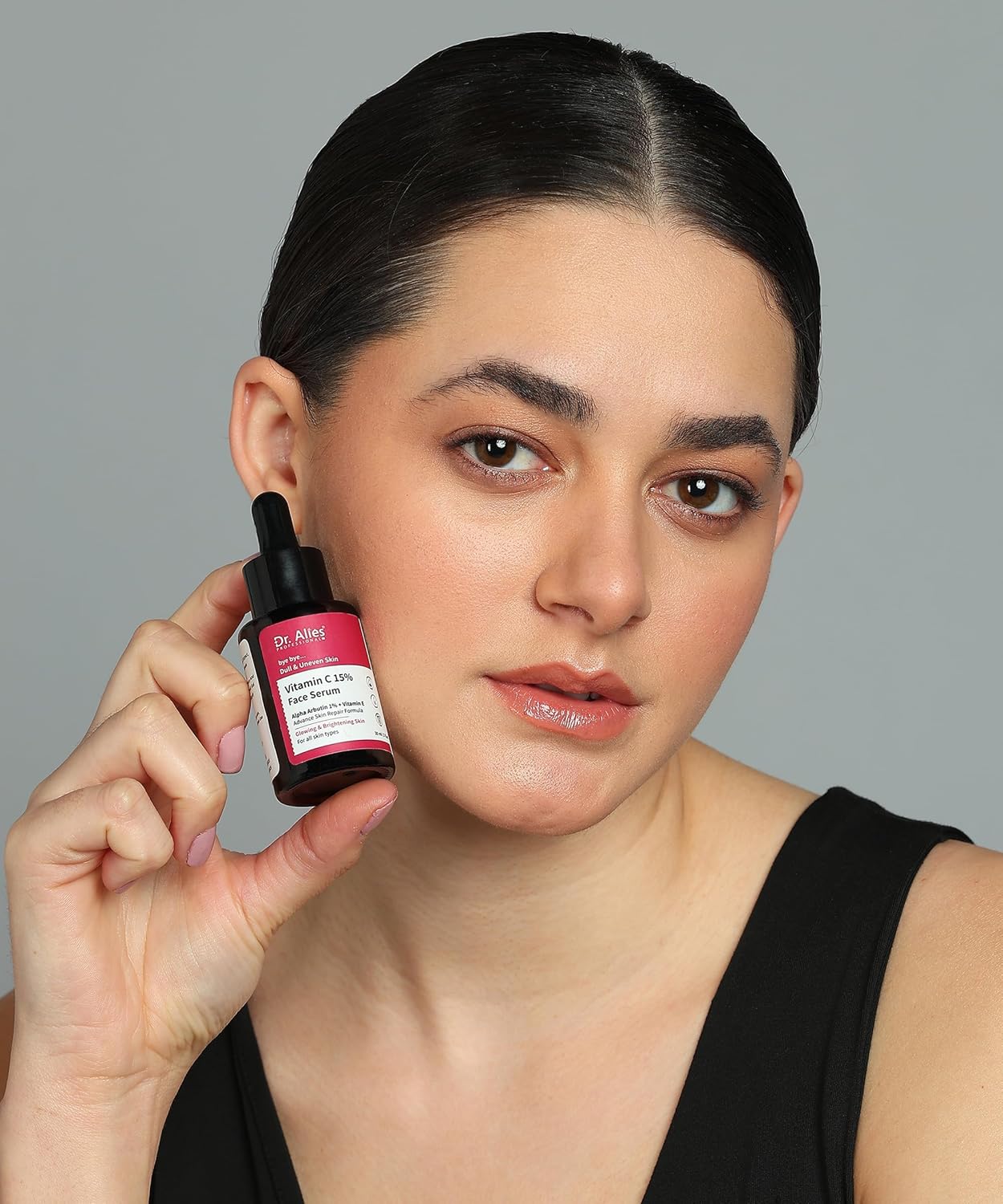 Dr. Alies Vitamin C Face Serum (15% + Alpha Arbutin, Vita-E & Ferulic Acid)